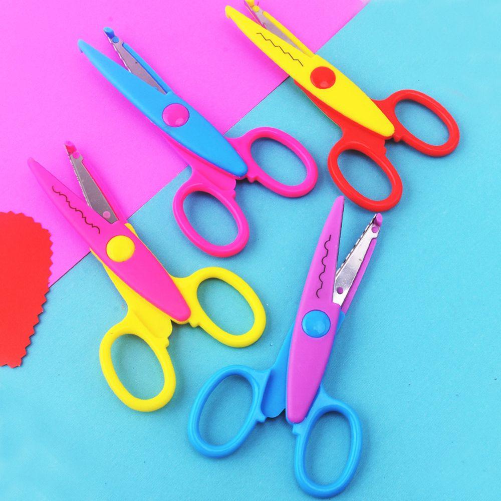 Kéo Cắt Giấy Thủ Công DIY Tiện Dụng Cho Bé
