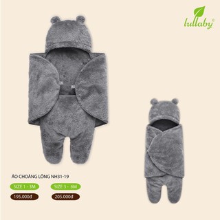 [LULLABY SALE] Áo choàng lông có mũ sơ sinh