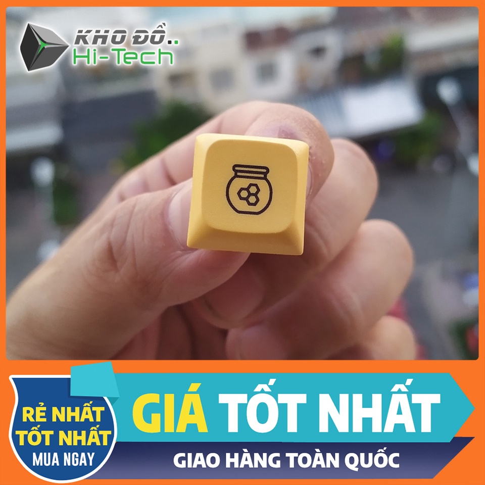 Keycap Honeybee (lẻ) cho bàn phím cơ XDA profile, chất liệu PBT Dye-sub