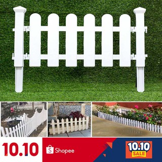 💖Tính năng💖Hàng Rào Nhựa PVC Màu Trắng Trang Trí Cây Thông Noel