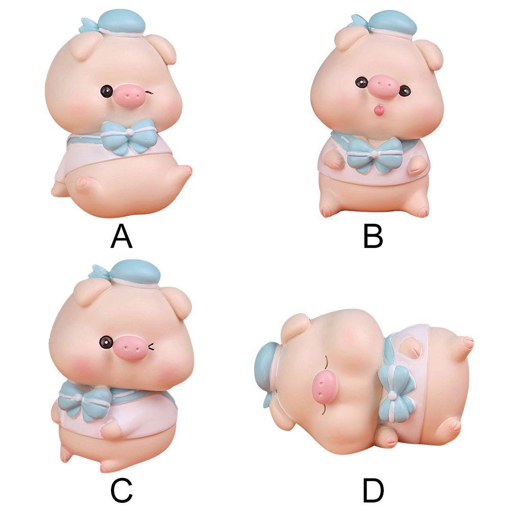 LONTIME Đồ trang trí Chú Heo Để Bàn Trang Trí