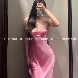 Váy lụa dây sexy zara xuất dư xịn sang chảnh