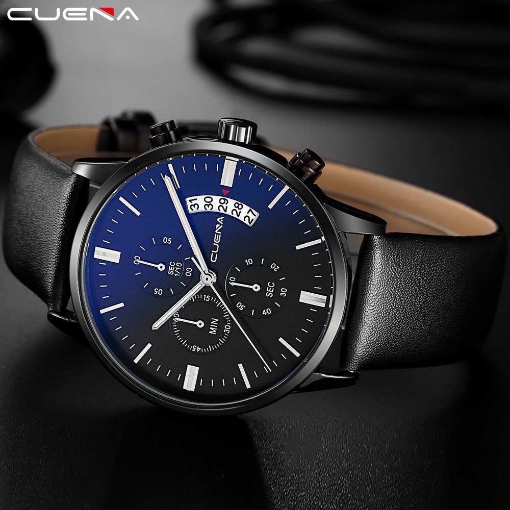 Đồng Hồ CUENA Dây Da Cao Cấp | BigBuy360 - bigbuy360.vn