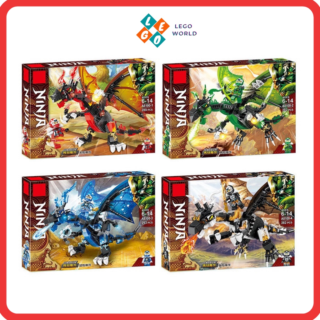 Lego Ninjago mô hình đồ chơi lắp ráp rồng thông minh Ninja Devil Dragon A8100 - shop Lego World