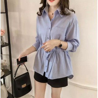Áo sơ mi thắt eo dáng đẹp