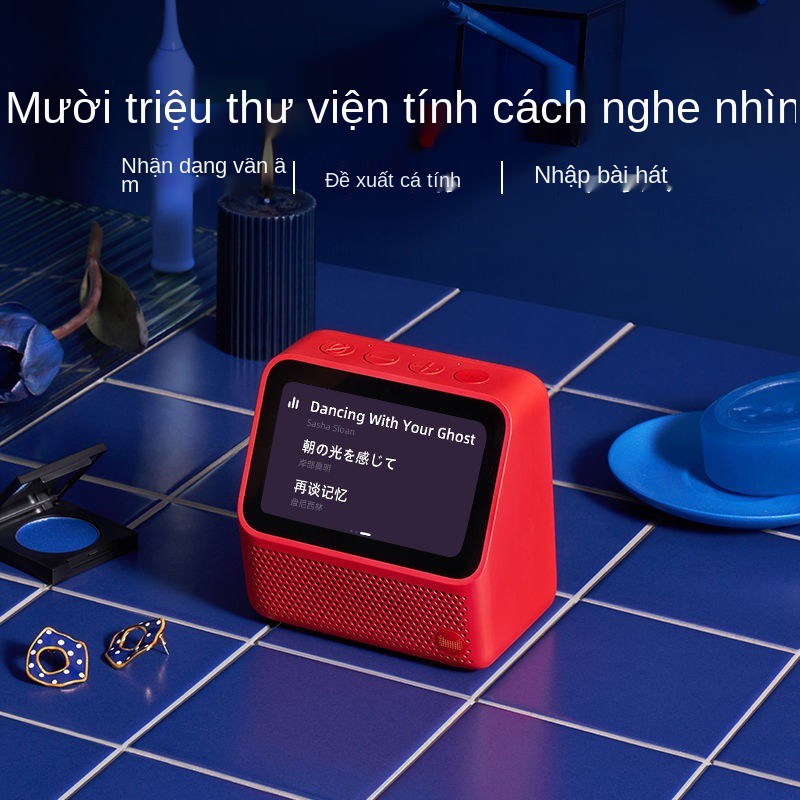 Tmall Genie CCMINI màn hình thông minh album ảnh điện tử loa Bluetooth âm thanh nhà robot đồng hồ báo thức nhỏ