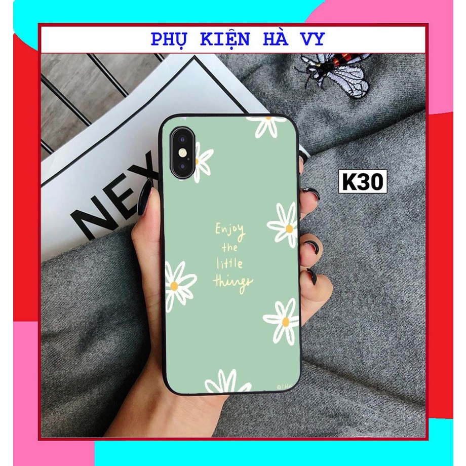 Ốp lưng iphone hoa xanh hồng nhám viền đen 5/5s/6/6plus/6s/6splus/7/7plus/8/8plus/x/xr/xs/11/12/pro/max/plus/promax