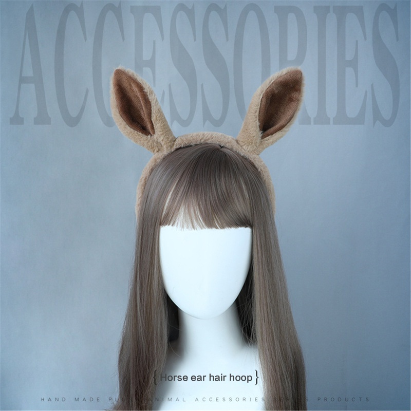 Băng Đô Tai Ngựa Giả Lông Cáo Hóa Trang Lolita Dễ Thương