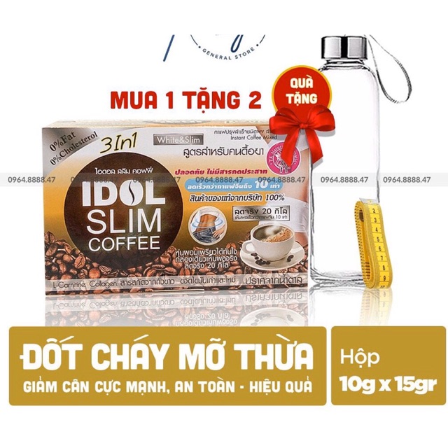 Giảm cân idol slim coffee chính hãng Thái Lan - hộp 10 gói | BigBuy360 - bigbuy360.vn