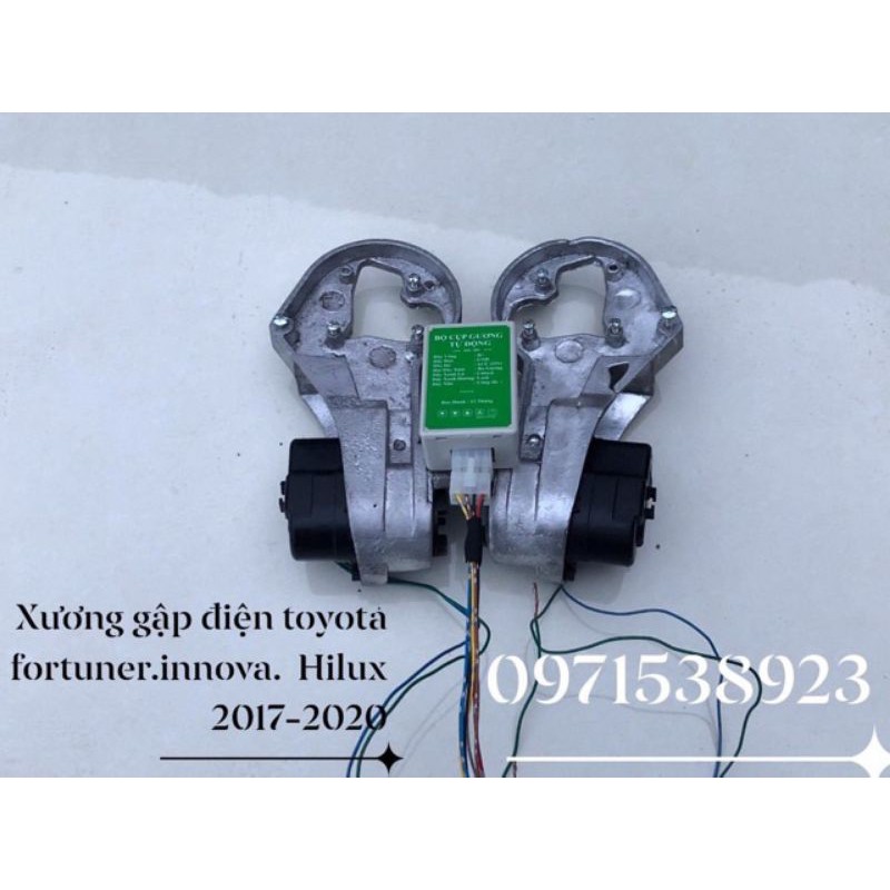 Trọn bộ gập gương tự động cho toyota innova, fortuner, hilux 2017-2020