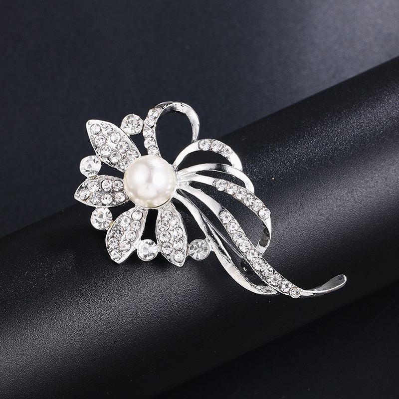Ghim Cài Áo Hình Hoa Hướng Dương Đính Đá Zircon Chống Chói Thời Trang Cho Nữ