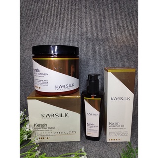 Kem ủ hấp tóc Karsilk Keratin Repair hair mask siêu mượt 800ml