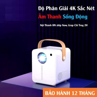 ▨℡[Bảo Hành 12 Tháng] Máy Chiếu Android Mini LED Full HD 1080P