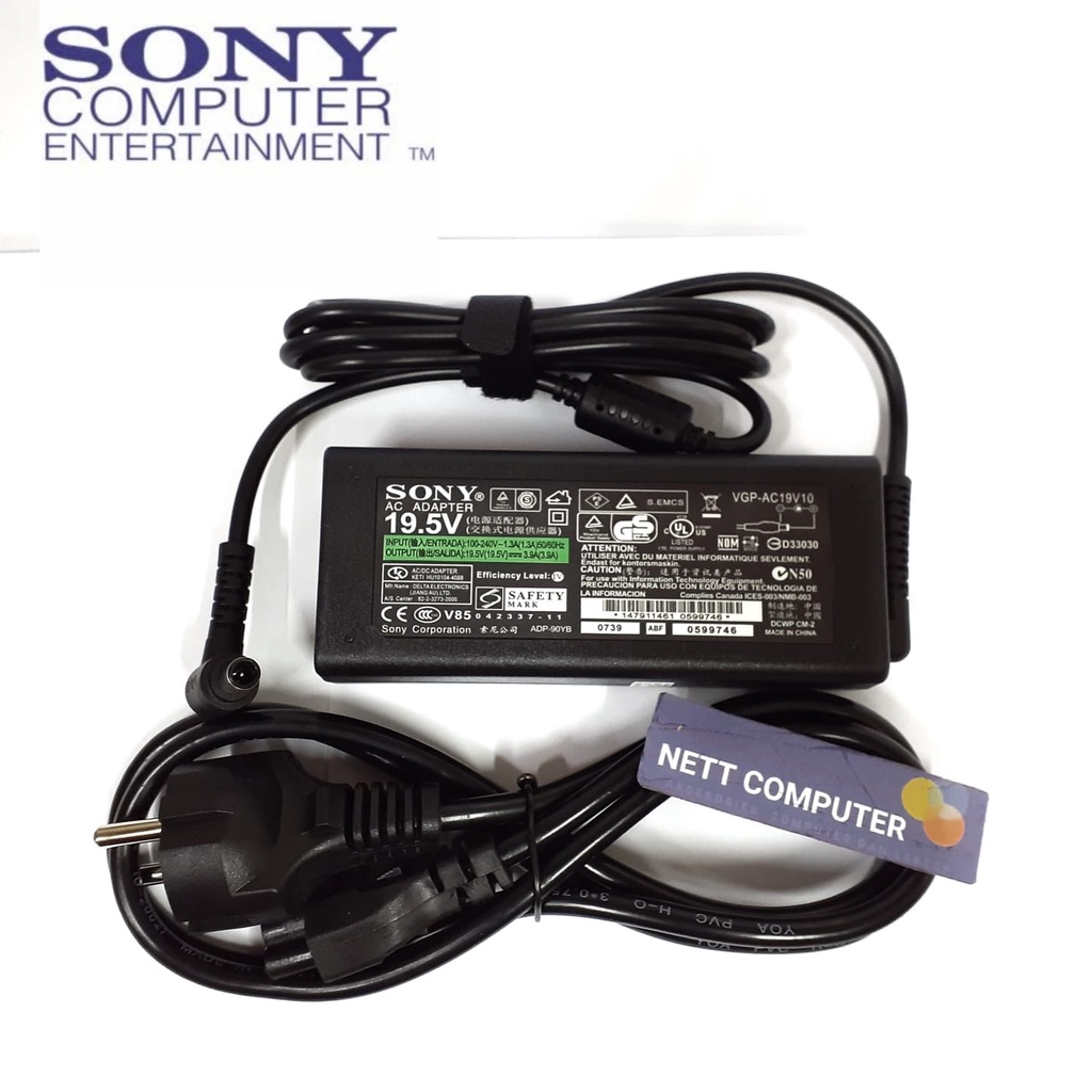 Bộ Sạc Máy Tính Xách Tay Sony 19.5V 3.9A Sony Vaio VGP-AC19V19 VGP-AC19V33 VGP-AC19V38 VGP-AC19V34 76W