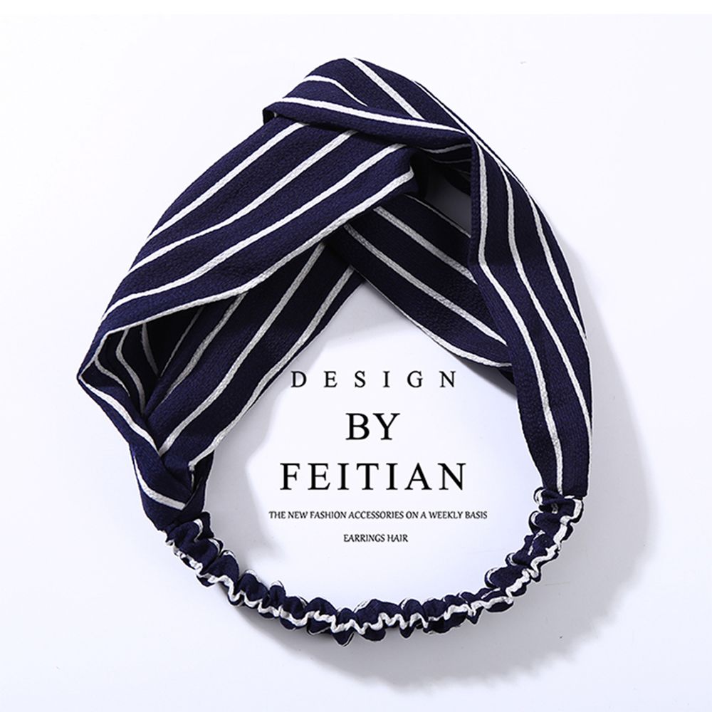 (Hàng Mới Về) Băng Đô Co Giãn Họa Tiết Hoa Phong Cách Hàn Quốc Thời Trang Cho Nữ