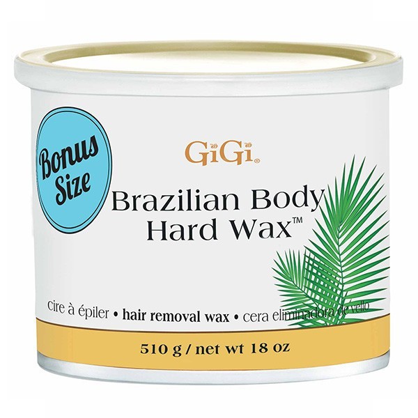 Sáp wax GiGi Brazilian Body Hard Wax Không vải 510g (Quà Tặng:  thanh gạt)