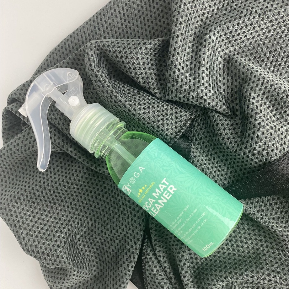 Nước Vệ Sinh Thảm Tập Yoga Hebeyoga 100ml Tặng Kèm Khăn Lau Đa Năng
