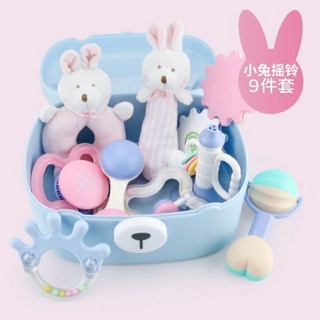 Set đồ gặm nướu dành cho trẻ sơ sinh gồm 9 món