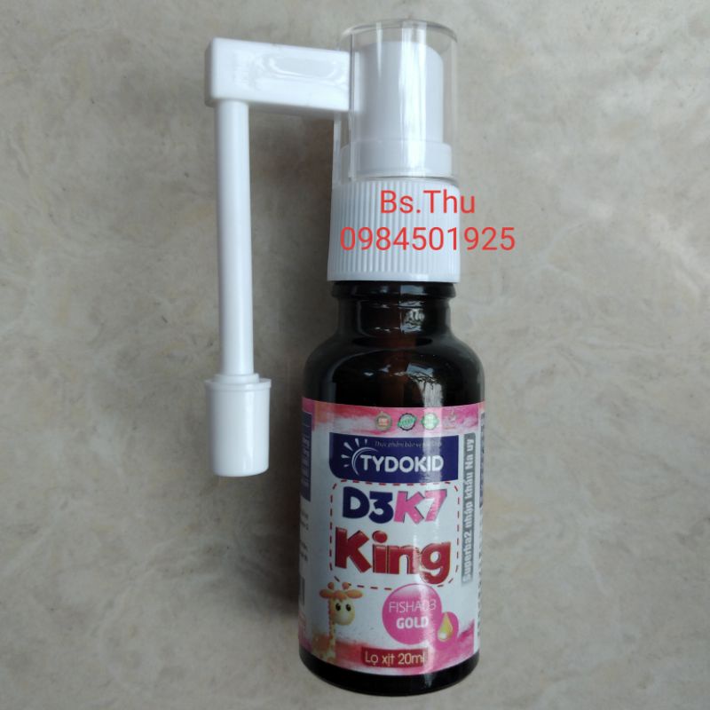 TYDOKID D3K7 KING Tritydo bổ sung vitamin D3 MK7 DHA tự nhiên dễ hấp thu nguyên liệu nhập khẩu Na uy