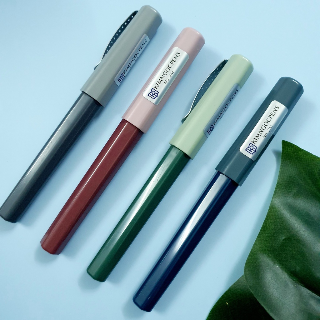 Bút máy Kimngocpens No2M KP 02M Bút máy luyện chữ đẹp nét thanh đậm ngòi kim tinh thích họp cho bé luyện viết hàng ngay