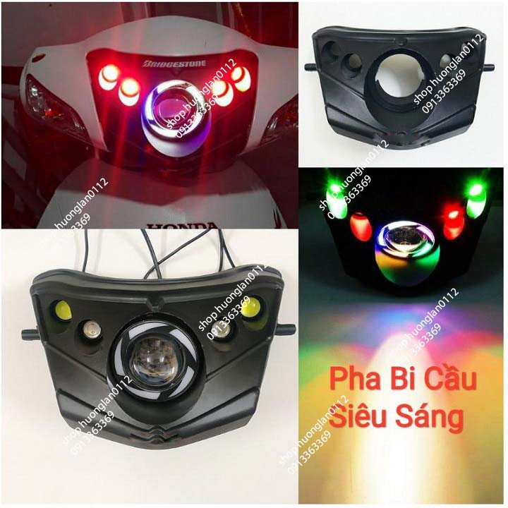Pha Đèn Mắt Cú xe máy Wave A Loại 1 pha