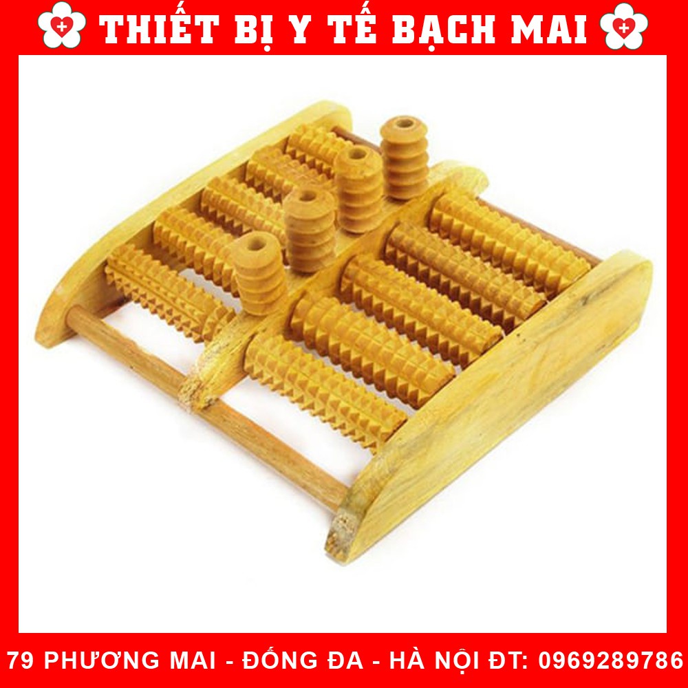 Bàn Lăn Gỗ Massage Chân [5 HÀNG LỚN]