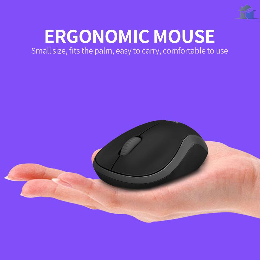 LOGITECH Combo bàn phím và chuột không dây Ligitech MK270 2.4GHz kèm 8 phím đa phương tiện cho PC Laptop