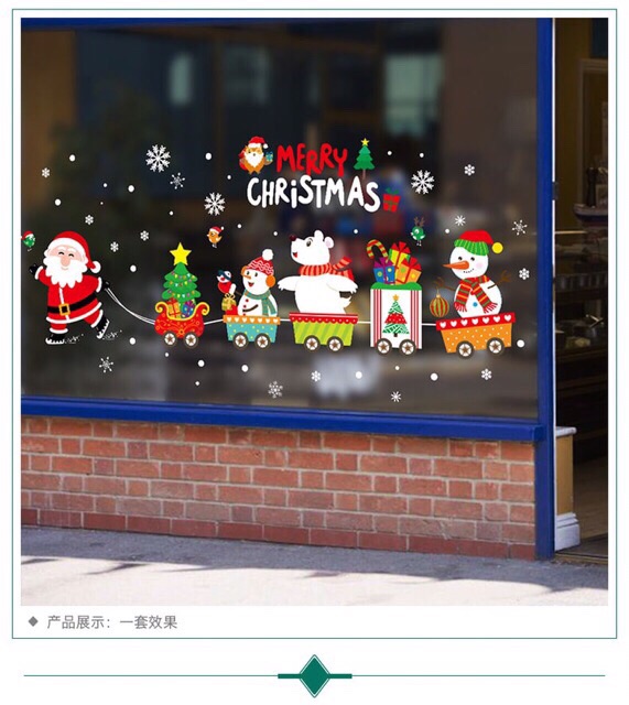( Giáng sinh 2021)Decal trang trí Noel mẫu mới( được chọn mẫu) | BigBuy360 - bigbuy360.vn