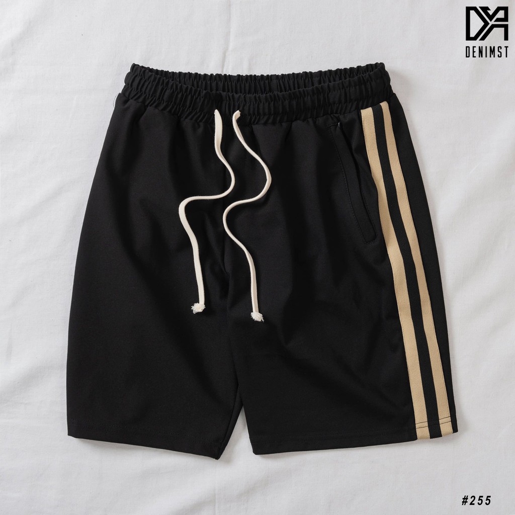 Quần short nỉ sọc DENIMST chất liệu 100% cotton co dãn 4 chiều, đanh chất, mềm mại, form suông 255 | BigBuy360 - bigbuy360.vn
