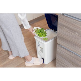 Thùng rác thông minh đạp chữ nhật Hiro 10L - 15L - 20L - 30L chính hãng Inochi