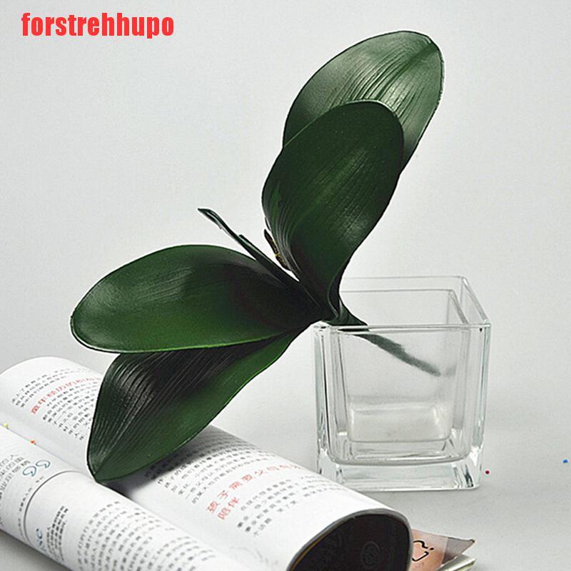 {forstrehhupo}Artificial Green Rose Leaves/Butterfly Orchid Silk Leaf Beauty Plant Decor New