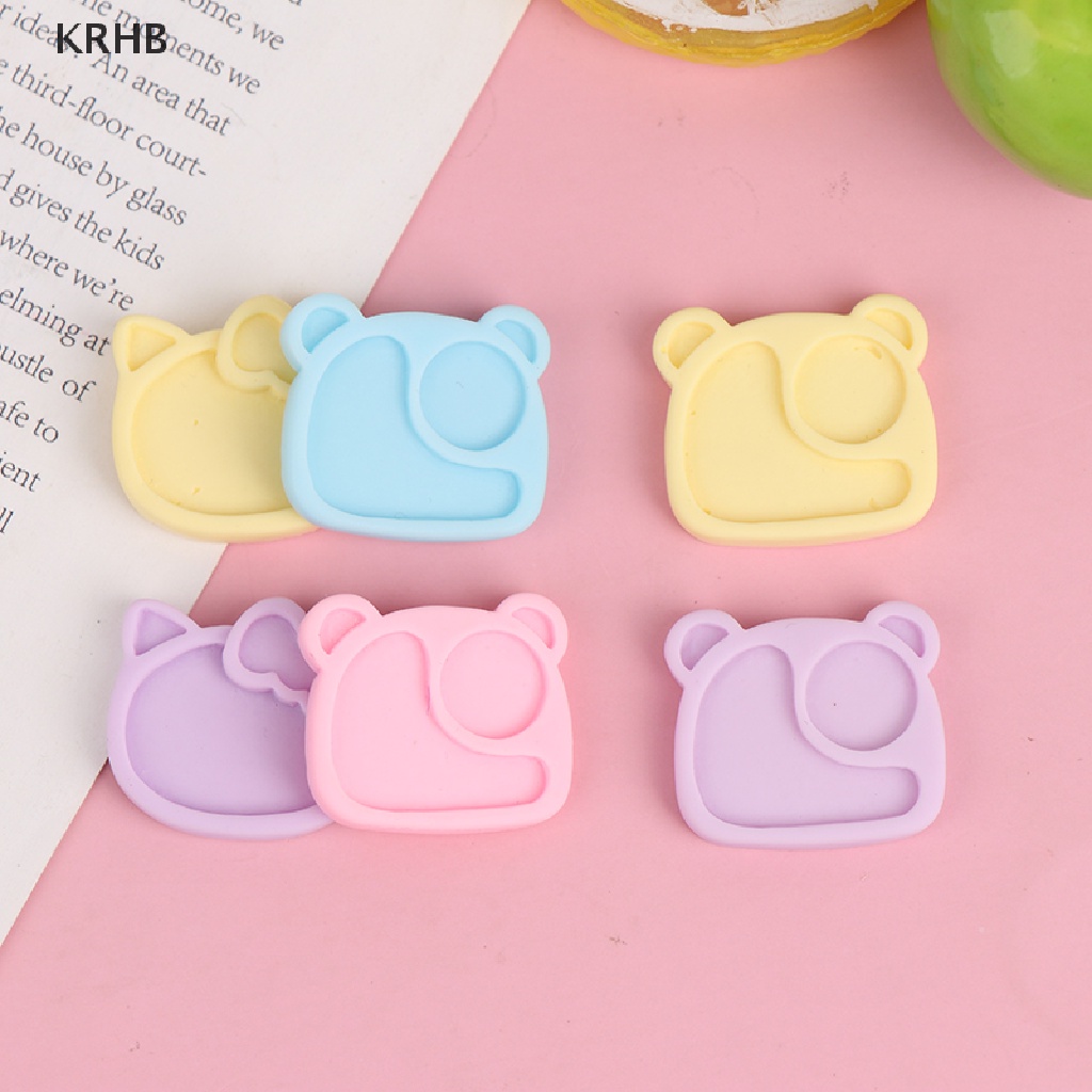 Set 4 Đĩa Đồ Chơi Mini Tỷ Lệ 1 / 12 Dùng Để Trang Trí Nhà Búp Bê Mới