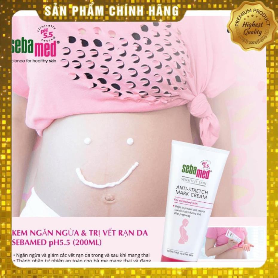 Kem Ngăn Ngừa  Vết Rạn Da Sebamed pH 5.5 - 200ml - Đức | BigBuy360 - bigbuy360.vn