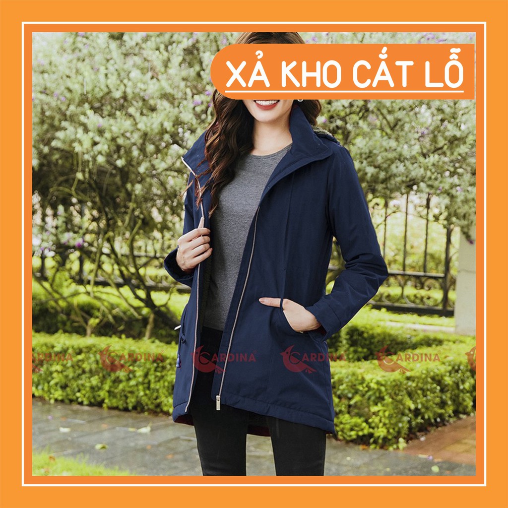 [SIÊU PHẨM MÙA ĐÔNG] Áo PARKA Nữ Lót Lông Cừu CARDINA Siêu Nhẹ, Siêu Ấm, Chống Thấm Nước