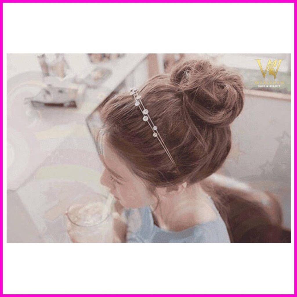 Tóc giả nữ đẹp💖𝑭𝑹𝑬𝑬𝑺𝑯𝑰𝑷💖Tóc giả búi xoăn dành cho nữ đẹp