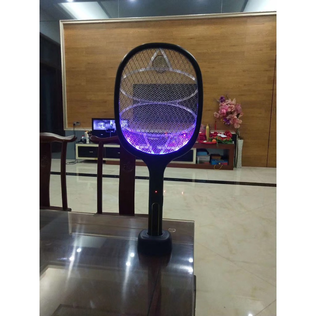 Vợt Muỗi Kiêm Đèn Bắt Muỗi Đa Năng Tích Điện 2 Trong 1