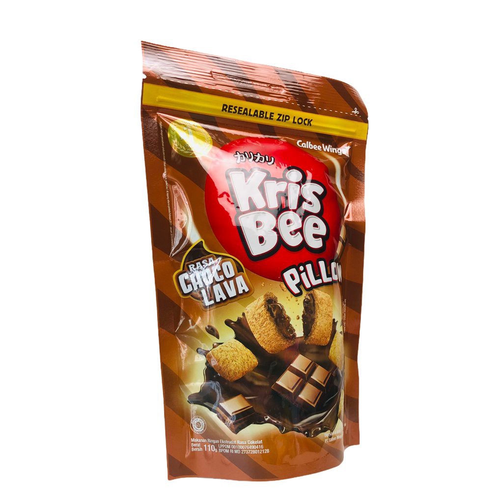 [HÀNG NHẬP KHẨU] Bánh Snack Kris Bee Pillow Indonesia Nhân Kem Socola 110g