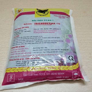 Phân Hữu Cơ Vi Sinh Trichoderma + TE Đầu Trâu Gói 1 Kg