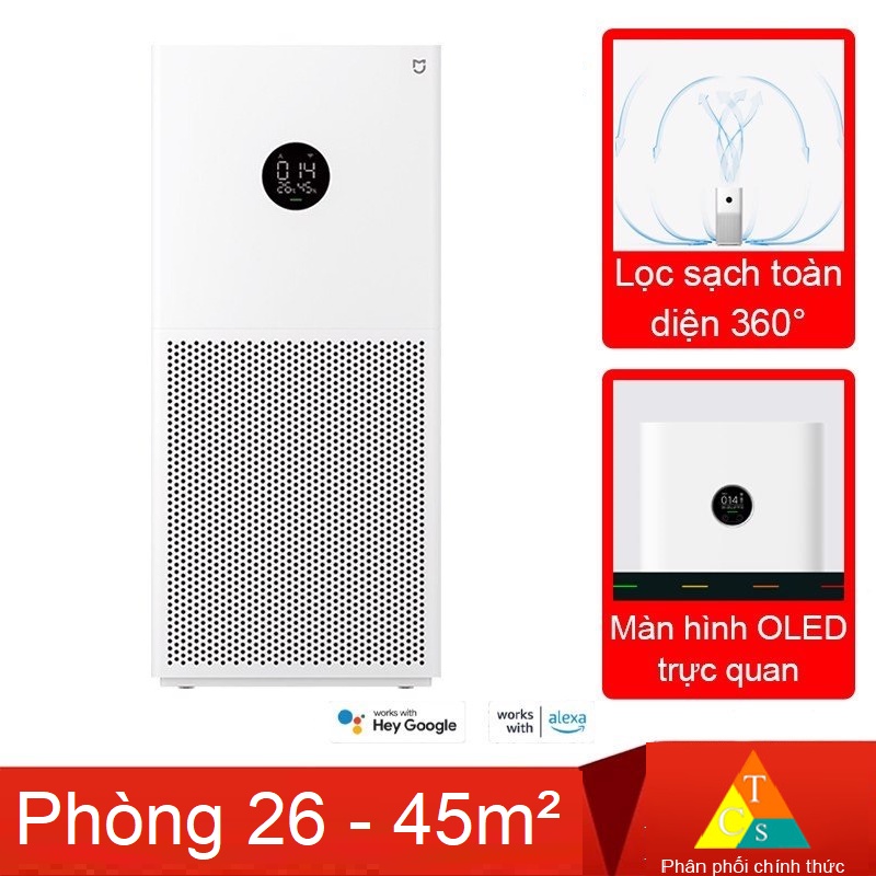 Máy lọc không khí Xiaomi Mi Air Purifier 4 Lite BHR5274GL Quốc Tế