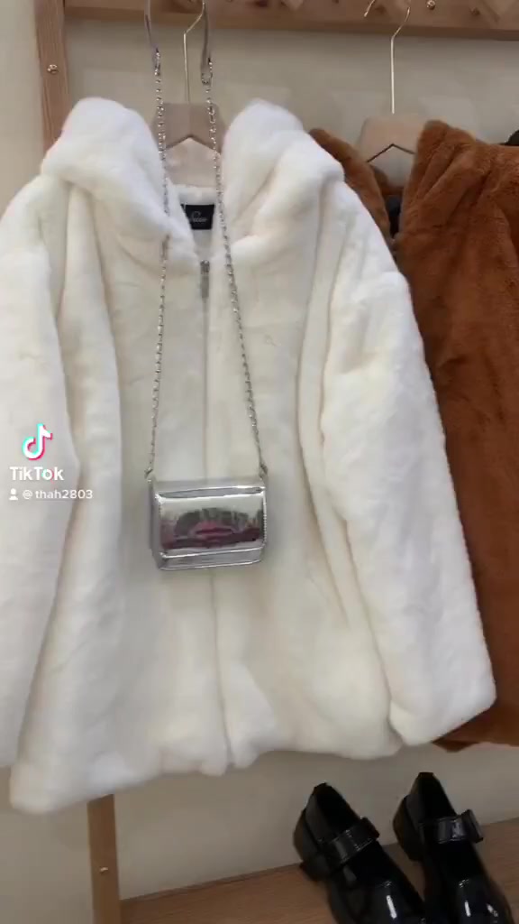 ÁO KHOÁC LÔNG TAI THỎ DÁNG THỤNG HÀNG CAO CẤP SIÊU MƯỢT ẤM (kèm video shop quay) | BigBuy360 - bigbuy360.vn