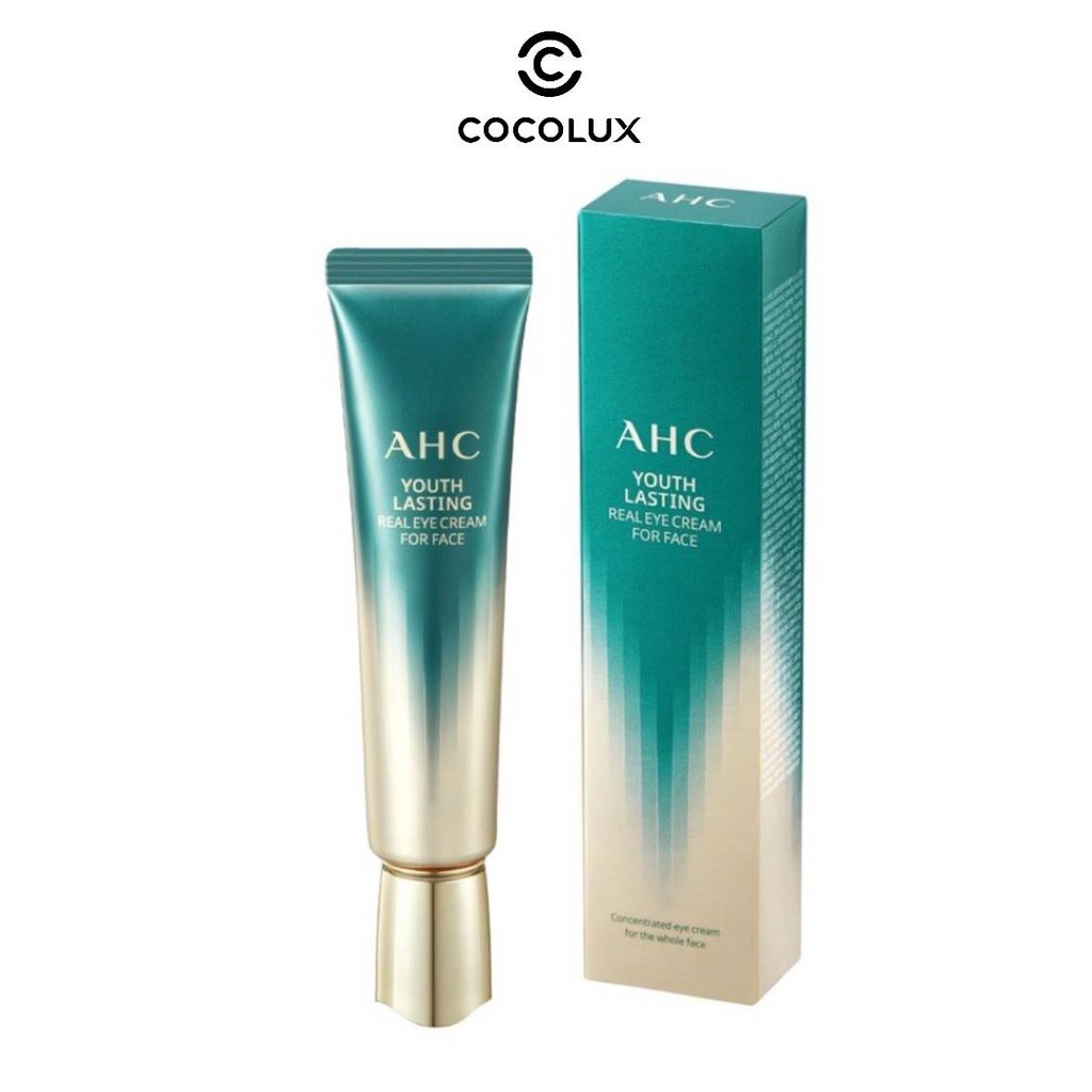 Kem Mắt AHC Youth Lasting Real Eye Cream For Face-[COCOLUX]