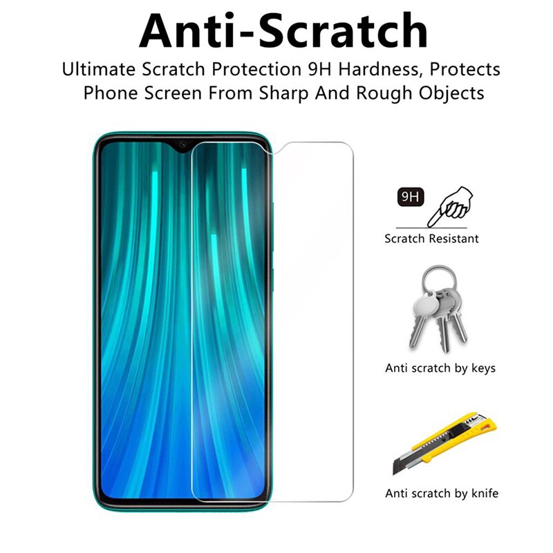 Kính cường lực 9H 2.5D dán bảo vệ màn hình điện thoại cho Xiaomi Redmi Note 8/Note 8 Pro