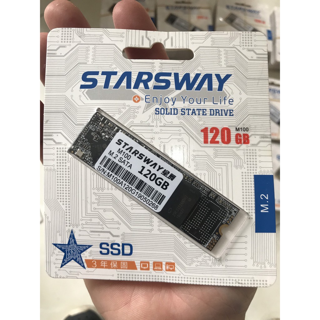 Ổ cứng SSD Starway 120GB M.2 Bảo hành 3 năm 1 đổi 1 | WebRaoVat - webraovat.net.vn