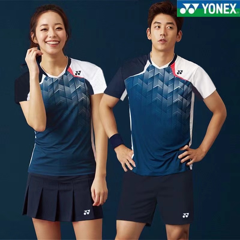 Áo Thun Thể Thao Yonex Chất Vải Khô Nhanh Cho Nam Và Nữ