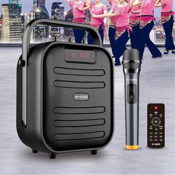 LOA HÁT KARAOKE W-KING T5 MINI-LOA BLUETOOTH KARAOKE XÁCH TAY NHỎ GỌN|CÓ MICRO, ĐIỀU KHIỂN ĐI KÈM