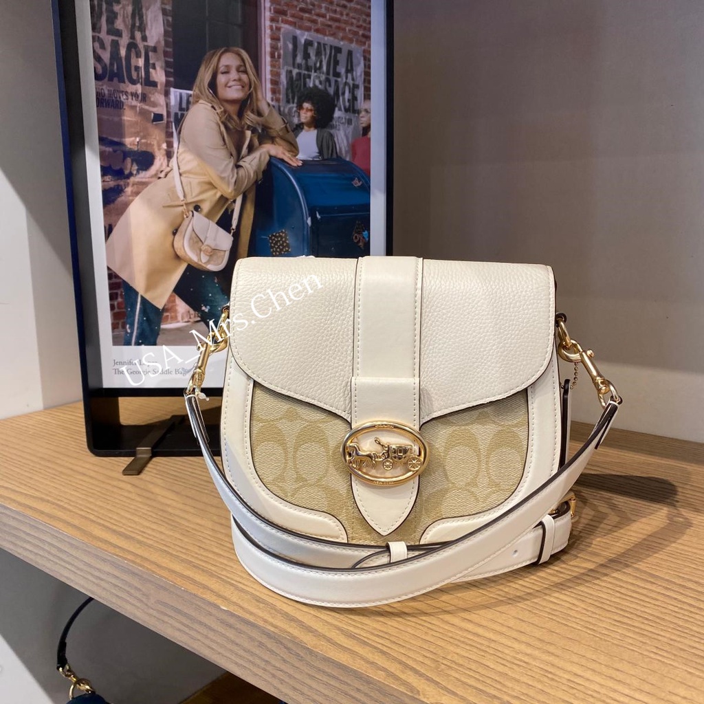 Túi Messenger COACH Saddle Bag, Hàng Chính Hãng Có Giấy Chứng Nhận Mua Hàng, Balo Đeo Bên, Có Thể Điều Chỉnh Độ Dài