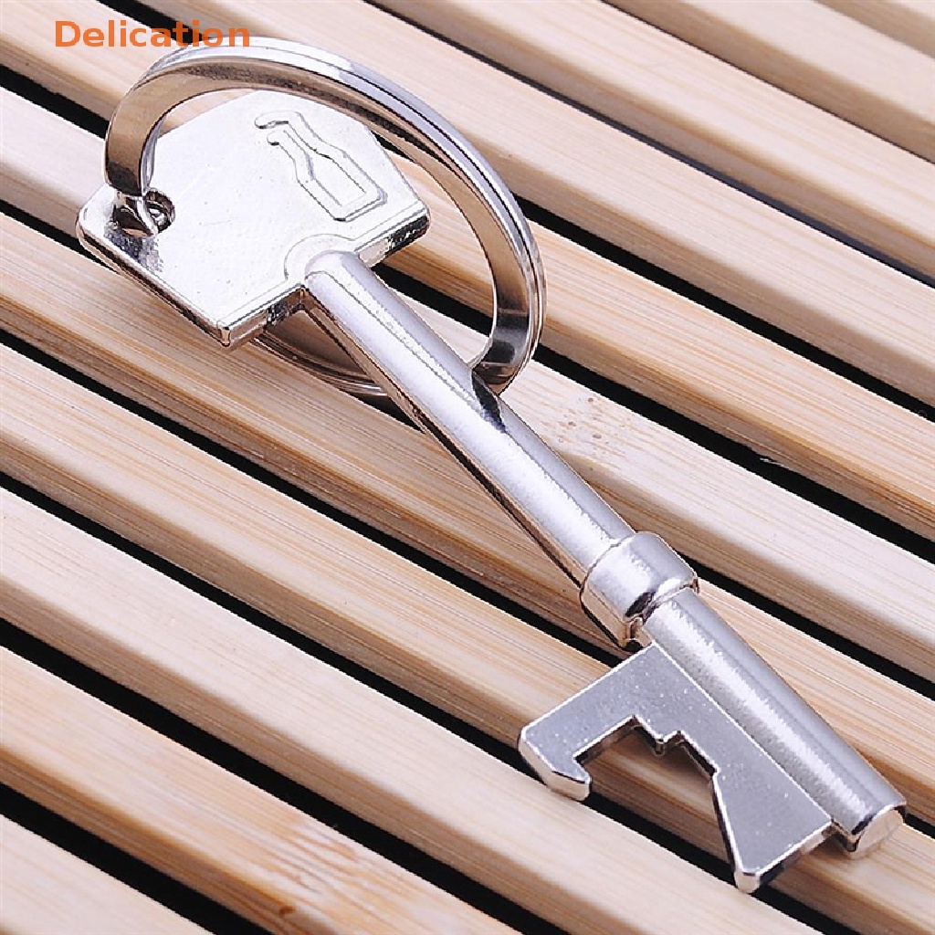 Dụng Cụ Mở Nắp Chai Hình Chìa Khóa Bằng Kim Loại Thiết Kế Nhỏ Gọn Tiện Dụng