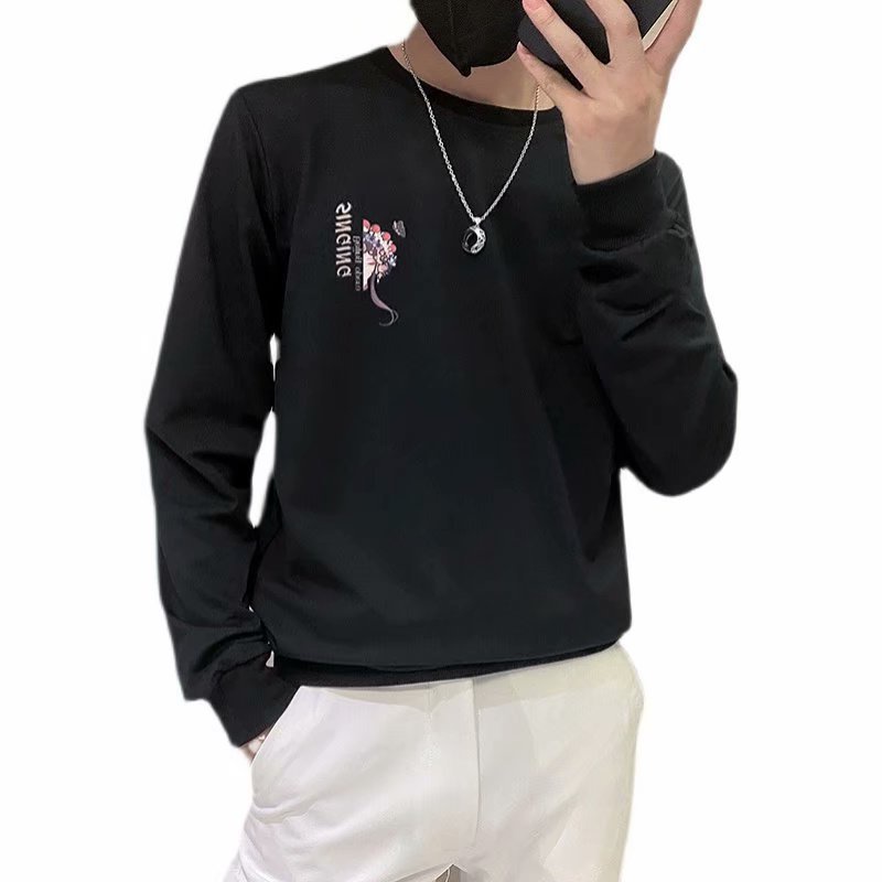 Áo Nỉ Nam - Áo Thu Đông Nam Cổ Tròn Tay Dài Chất Liêu Poly Cao Cấp Co Dãn Mềm Mịn - TD51