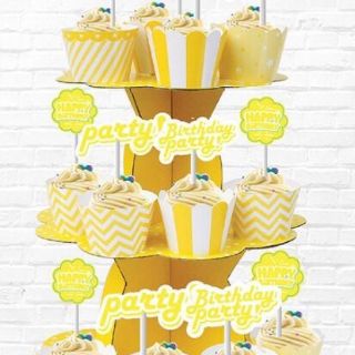 Kệ tháp bánh cupcake 3 tầng