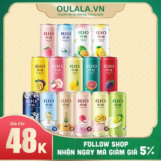 Lon Nước Cocktail Hoa RIO 330ml